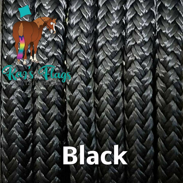 black horsemanship string