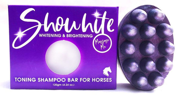 Showhite Shampoo Toning Massage Bar for Horses