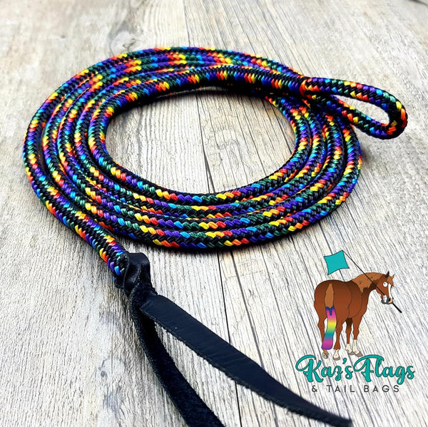 Black rainbow  horse string