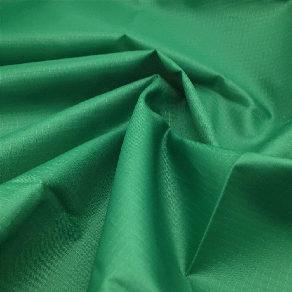 Green colour of ripstop flag