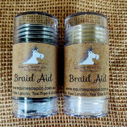 Equine soap co braid aid