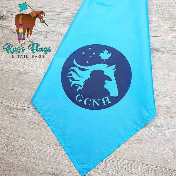 Logo Horsemanship flag stick