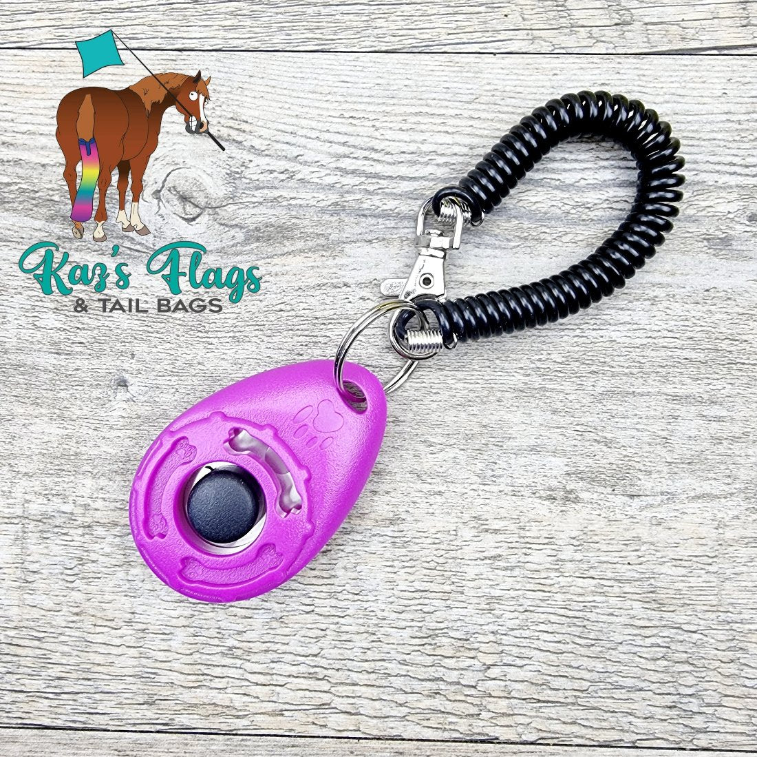 Horse training purple clicker