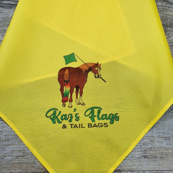 Kaz Branded horsemanship flag