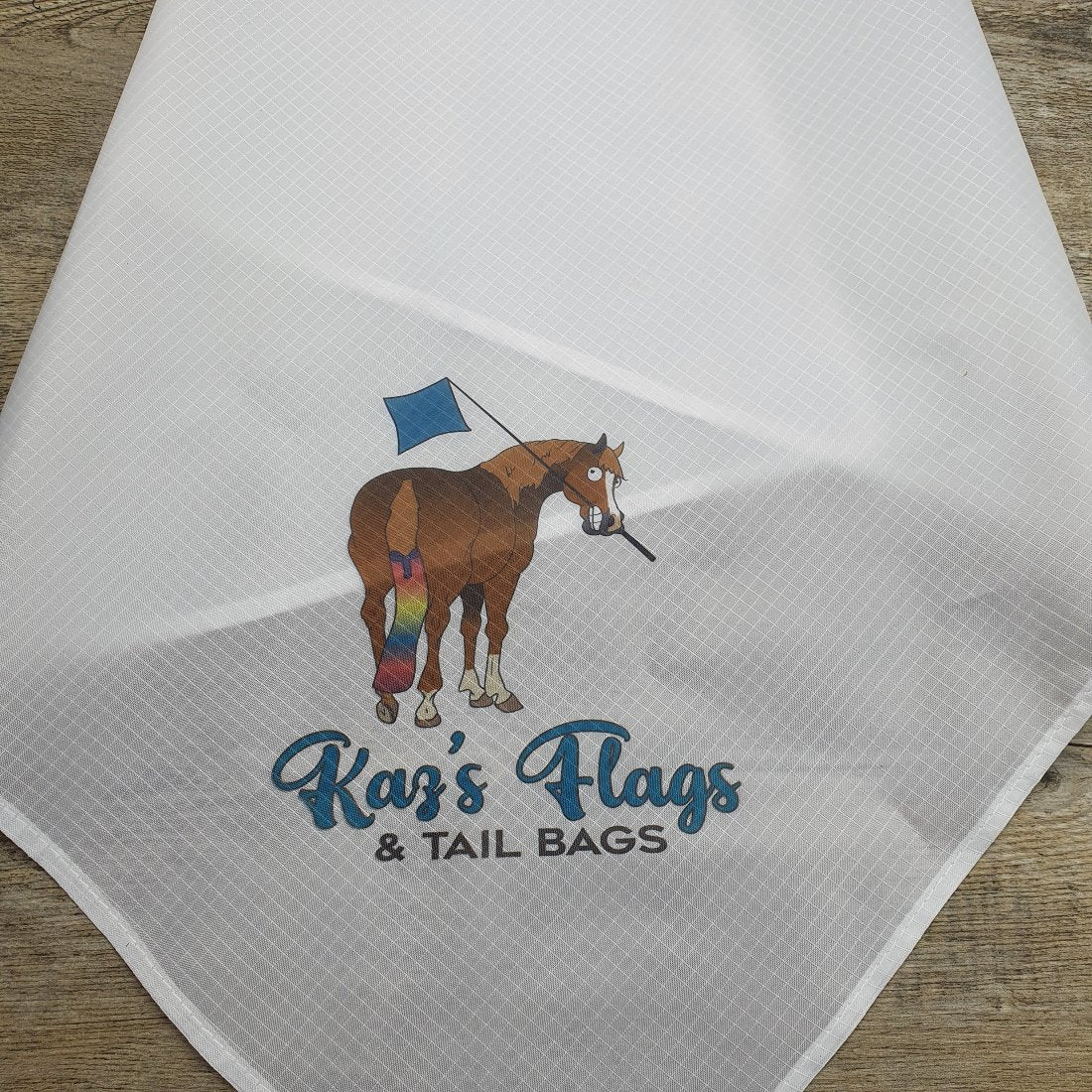 Horse flag Kaz Branded horsemanship flag