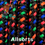 Horsemanship string Allsorts colour