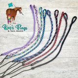 Horse training whip string