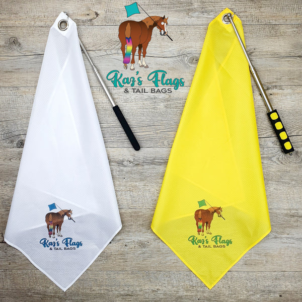 Horse training flag