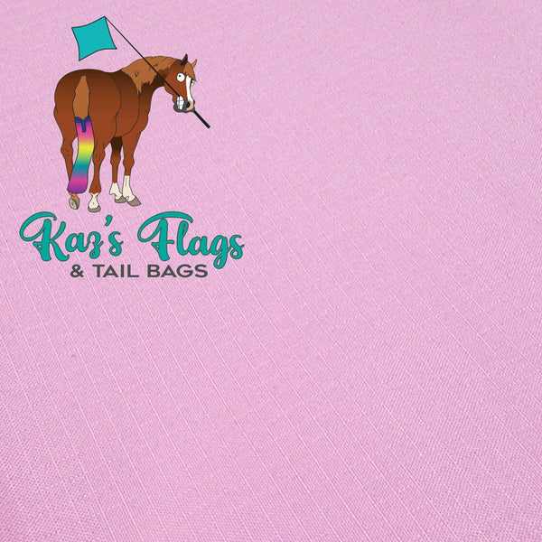 pale pink tail bag