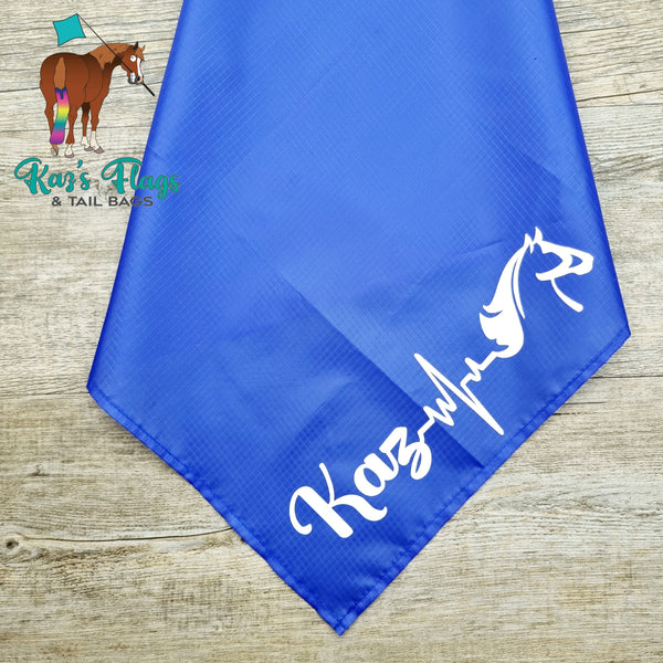 personalised horse flag