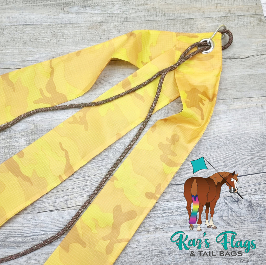 Horsemanship Flag - Saddle and Rope Flag Desentiser FLAG ONLY – Kaz's ...