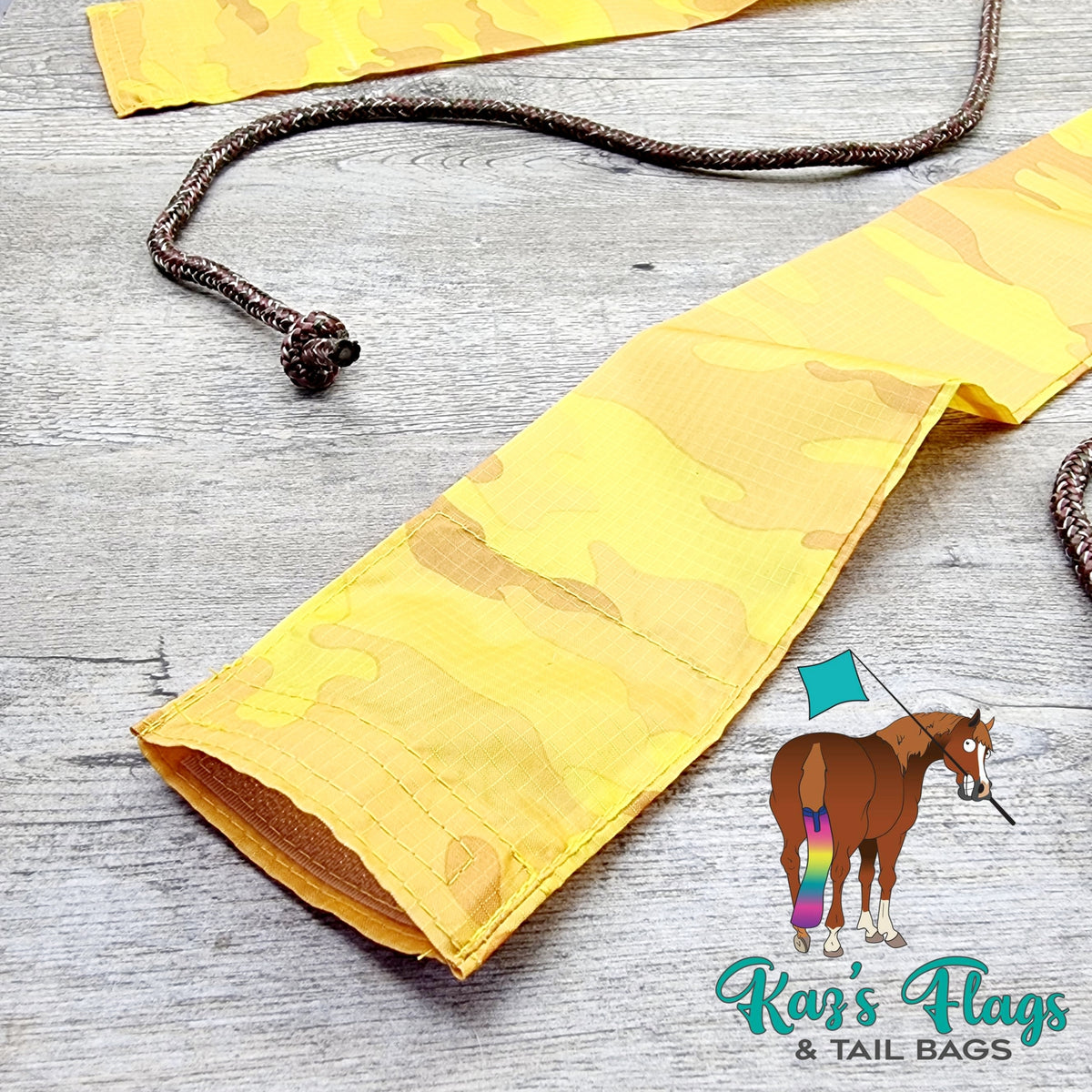 Horsemanship Flag - Saddle & Rope Flag Desentiser