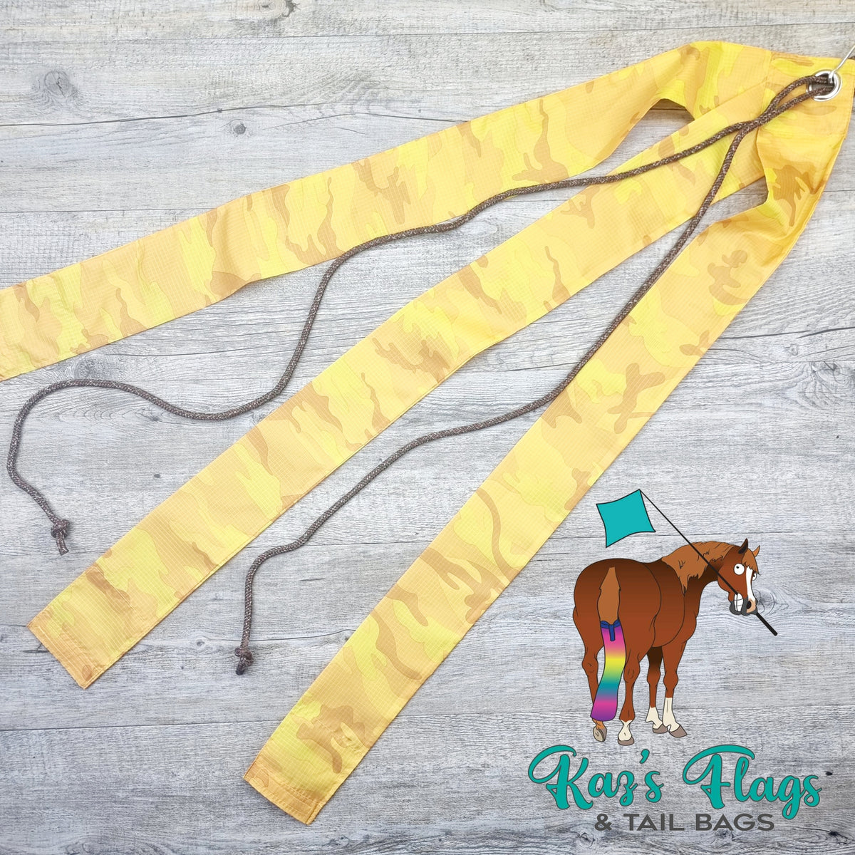 Horsemanship Flag - Saddle & Rope Flag Desentiser