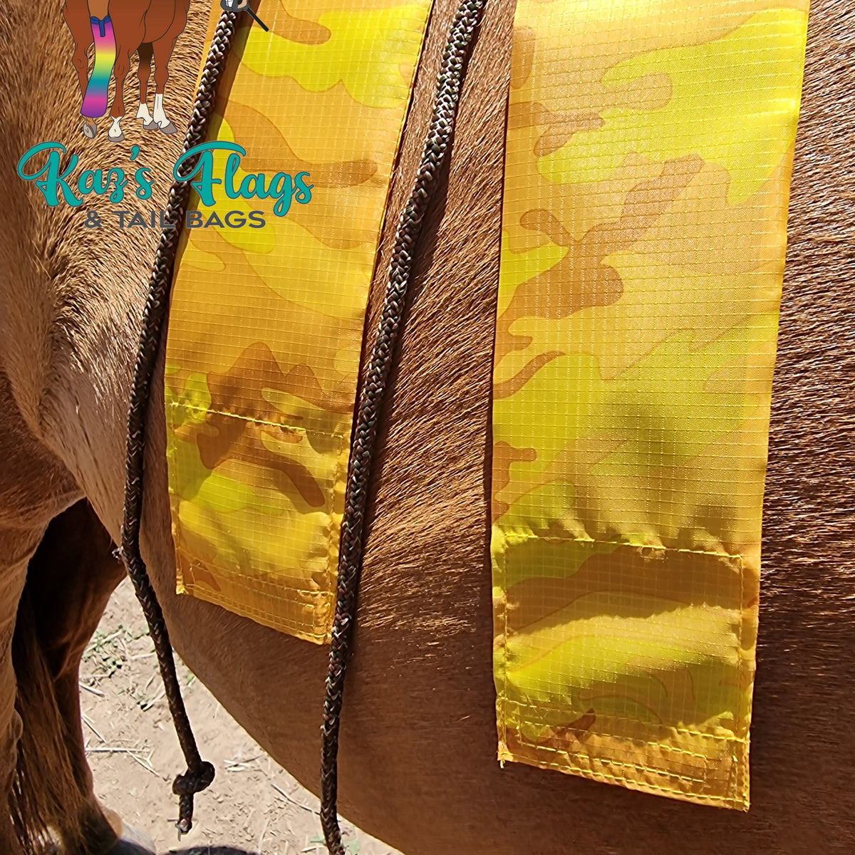 Horsemanship Flag - Saddle & Rope Flag Desentiser