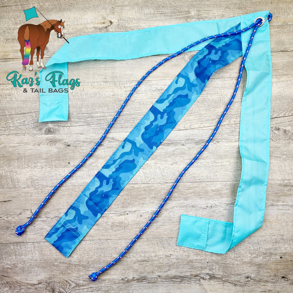 Horse Training Flag - Saddle and Rope Flag Desentiser