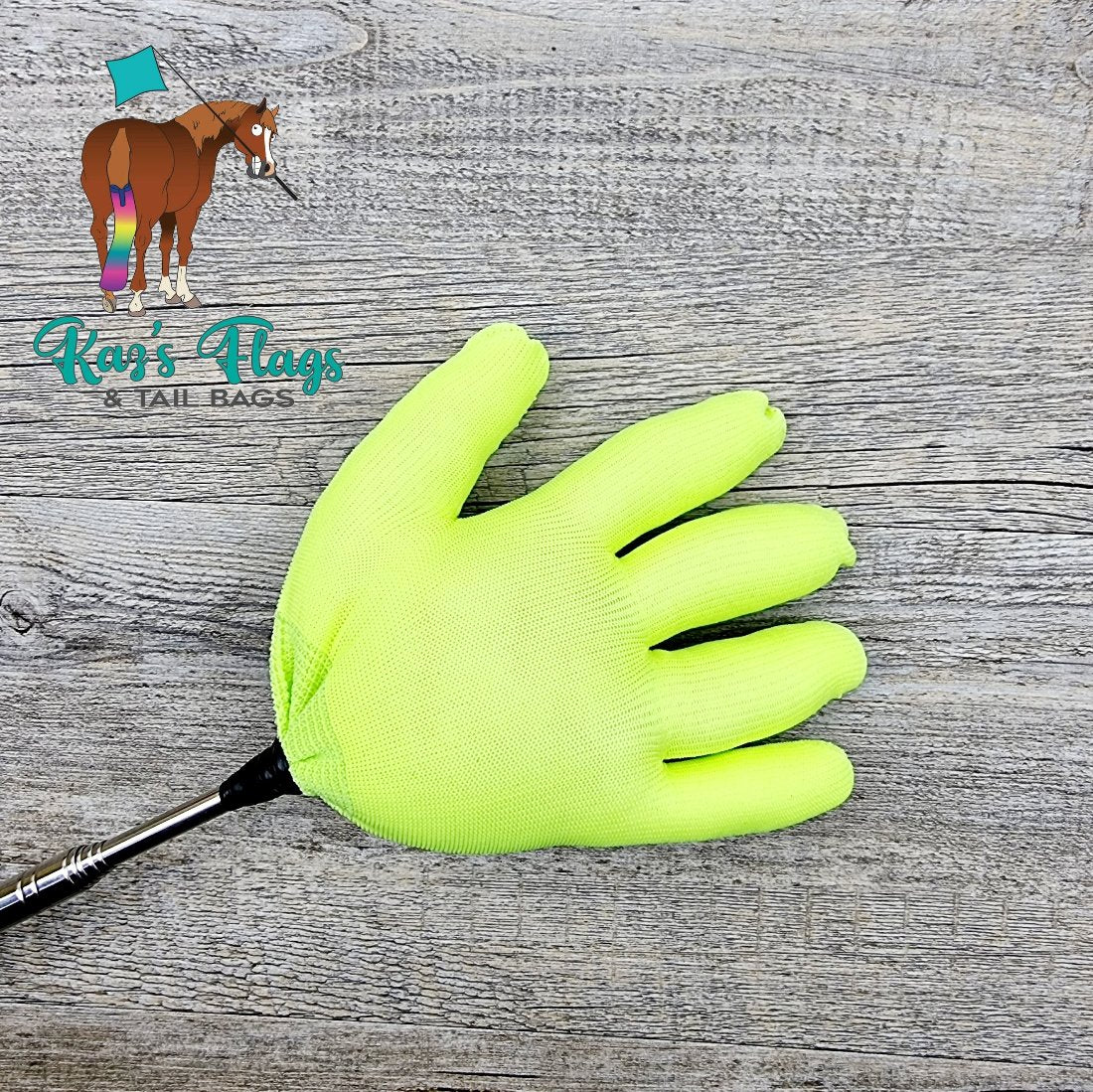 Yellow Reach and Teach Horse Training Tool Kaz's Flags