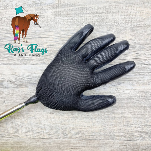 Black Reach and Teach Horse Training Tool Kaz's Flags