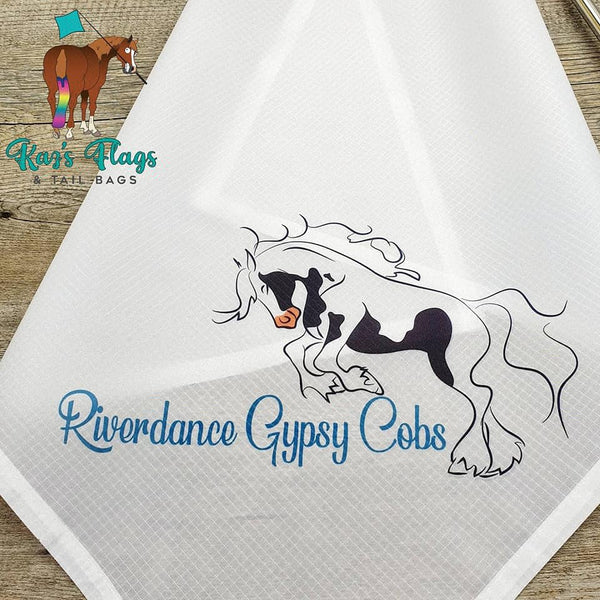 Australian Logo Horsemanship flag pole