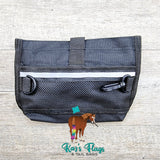 black treat training pouch
