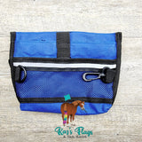 blue horse treat pouch