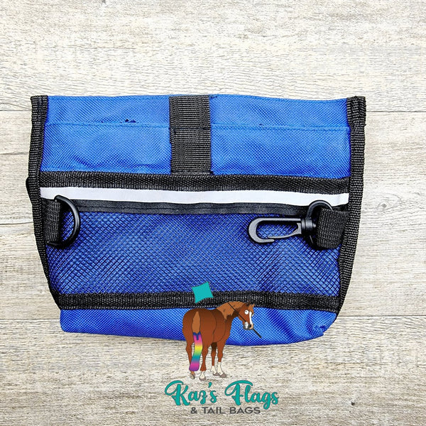 blue horse treat pouch