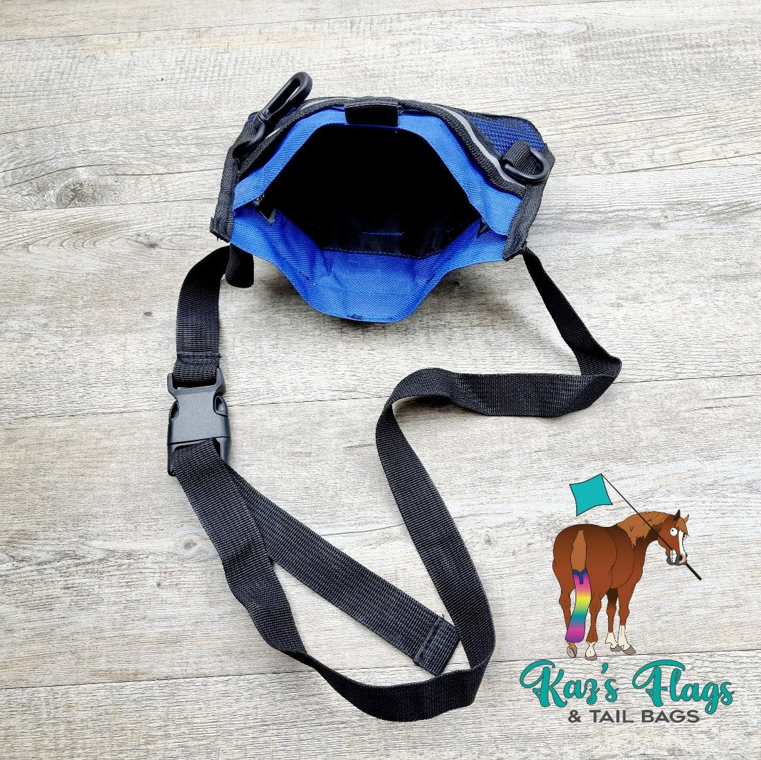 horse treat pouch opened