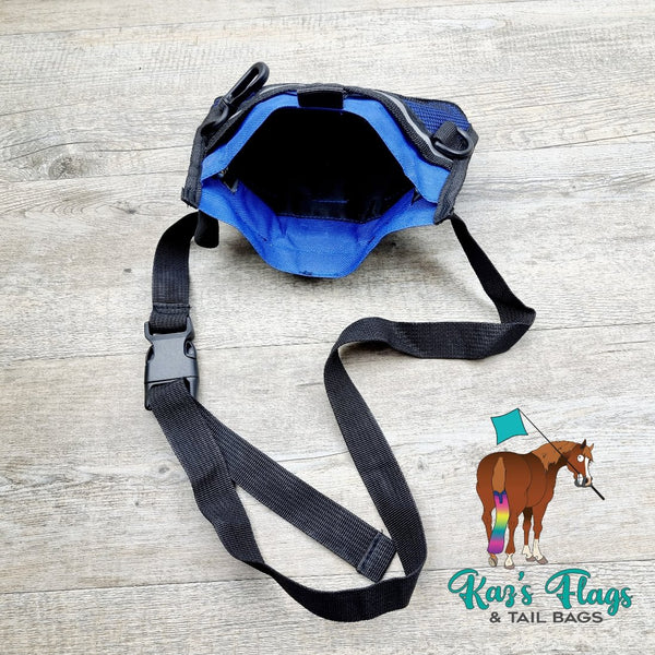 horse treat pouch opened