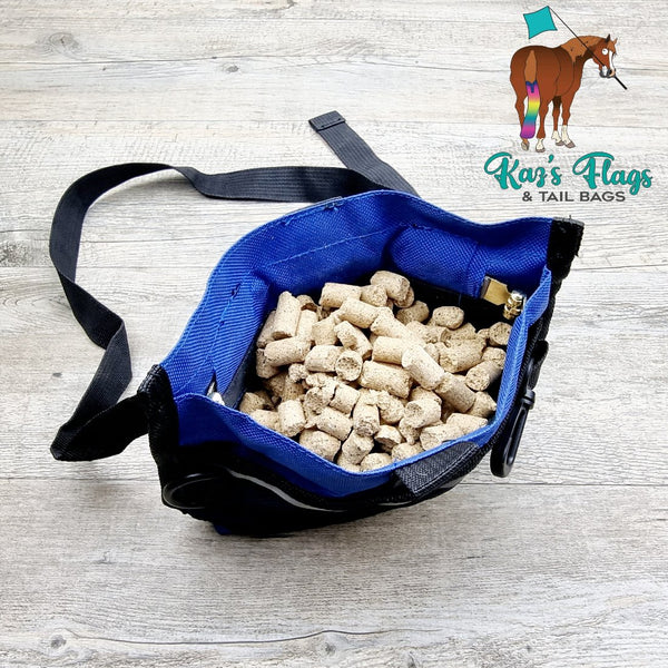 Treat pouch with treats inside