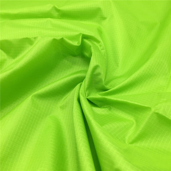 Lime green colour of ripstop flag